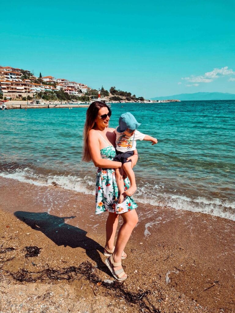 Vacanță în Grecia cu cel mic Mama lui Vladimir 16
